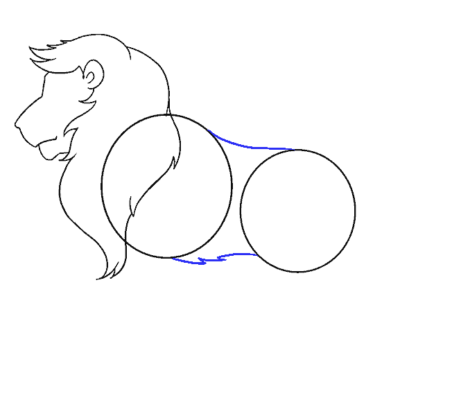 Cách vẽ Lion: Bước 11
