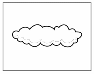 Cloud 1 - Hướng dẫn cách vẽ đám mây đơn giản với 9 bước cơ bản