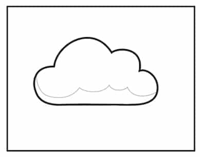 Cloud 2 - Hướng dẫn cách vẽ đám mây đơn giản với 9 bước cơ bản
