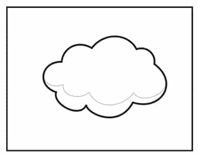 Cloud 3 - Hướng dẫn cách vẽ đám mây đơn giản với 9 bước cơ bản
