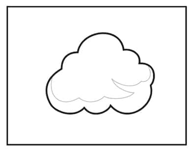 Cloud 5 - Hướng dẫn cách vẽ đám mây đơn giản với 9 bước cơ bản