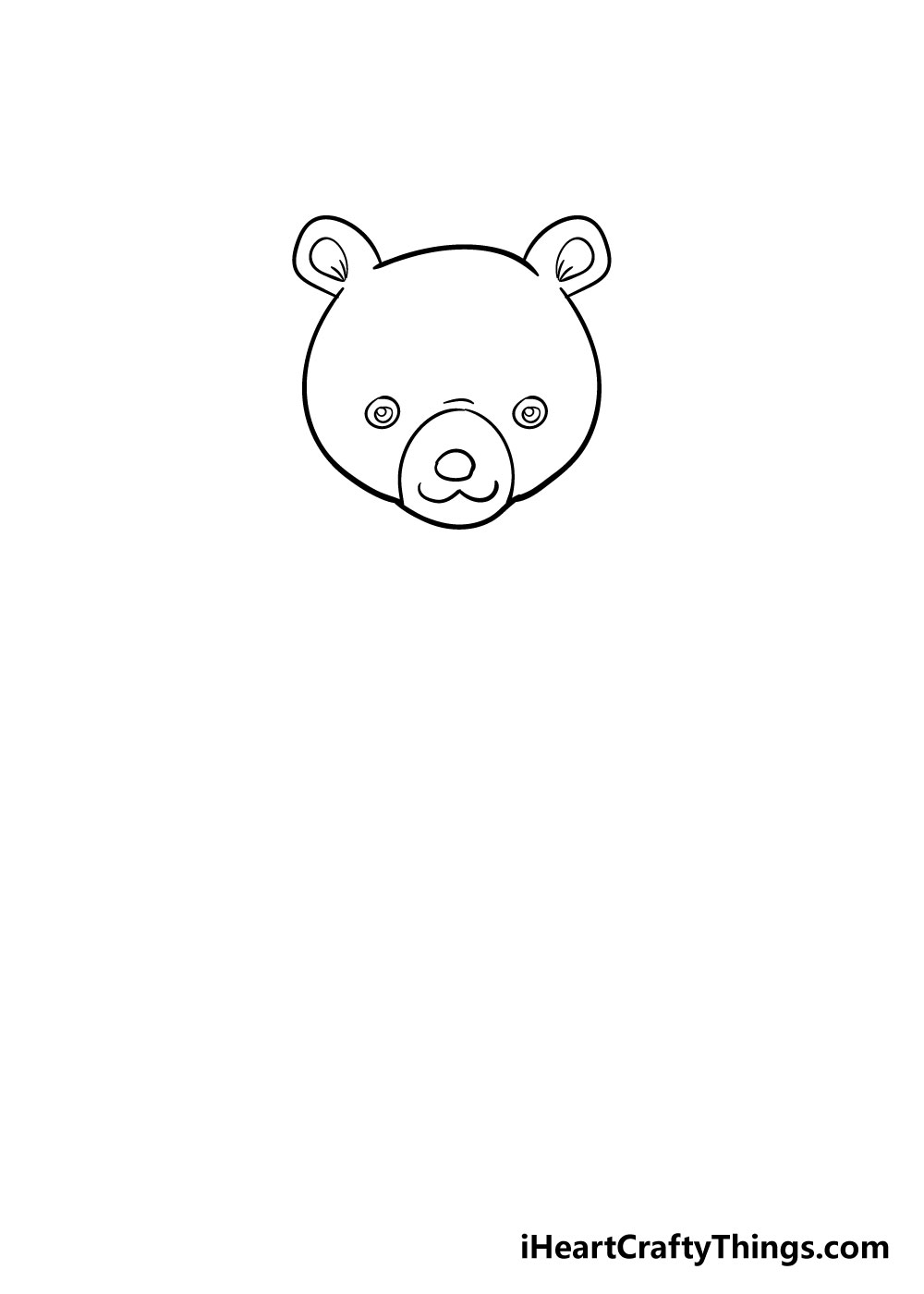 How to draw bear 3 - Cách vẽ con gấu dễ thương đơn giản với 8 bước