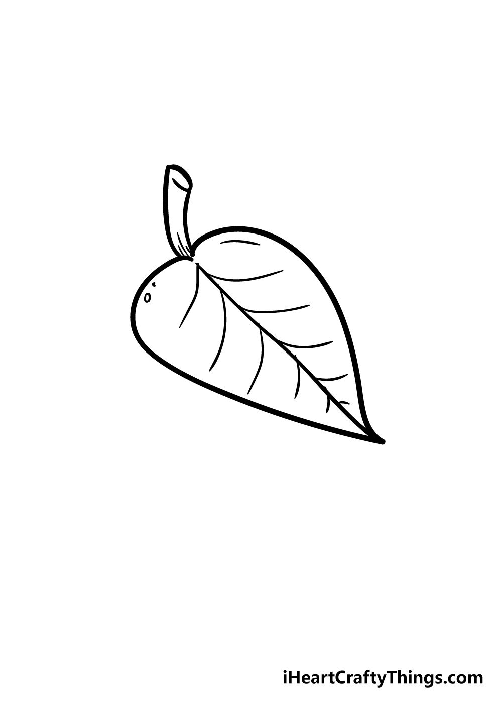LEaf5 - Hướng dẫn cách vẽ chiếc lá cây đơn giản với 6 bước cơ bản