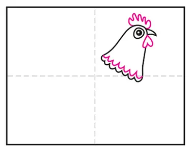 Chick 3.jpg - Cách vẽ con gà đơn giản đẹp với 8 bước cơ bản hướng dẫn chi tiết