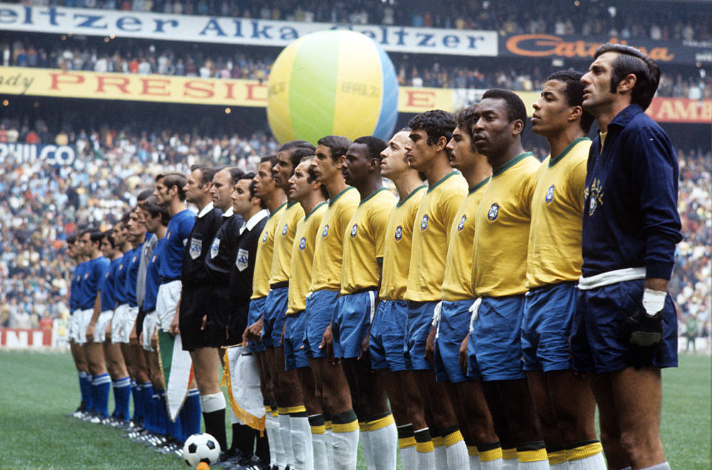 Brazil - Ý - World Cup 1970 - Bản in ảnh để bán