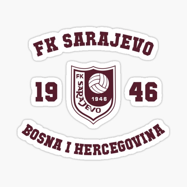 Pegatina for Sale con la obra «FK SARAJEVO» de caffecat | Redbubble